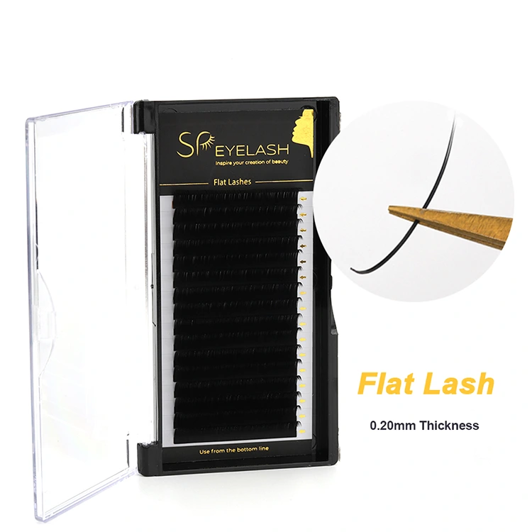 0.2mm flat lashes