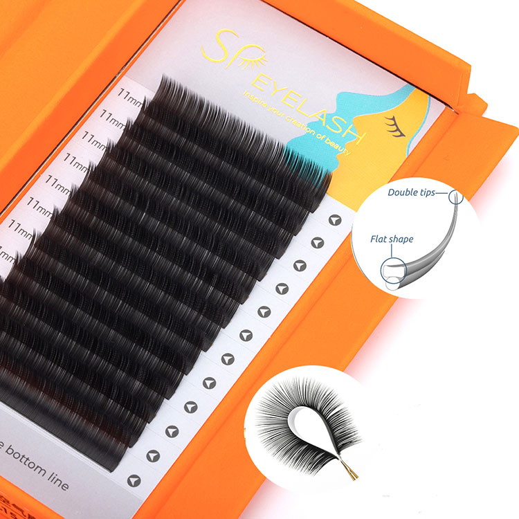 Ekstensi Eyelash Flat - Juruwilujeng kanggo lashes lemah