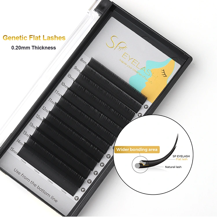 Genetik Ellipse Flat Lashes Flat Ultra Soft 0.20
